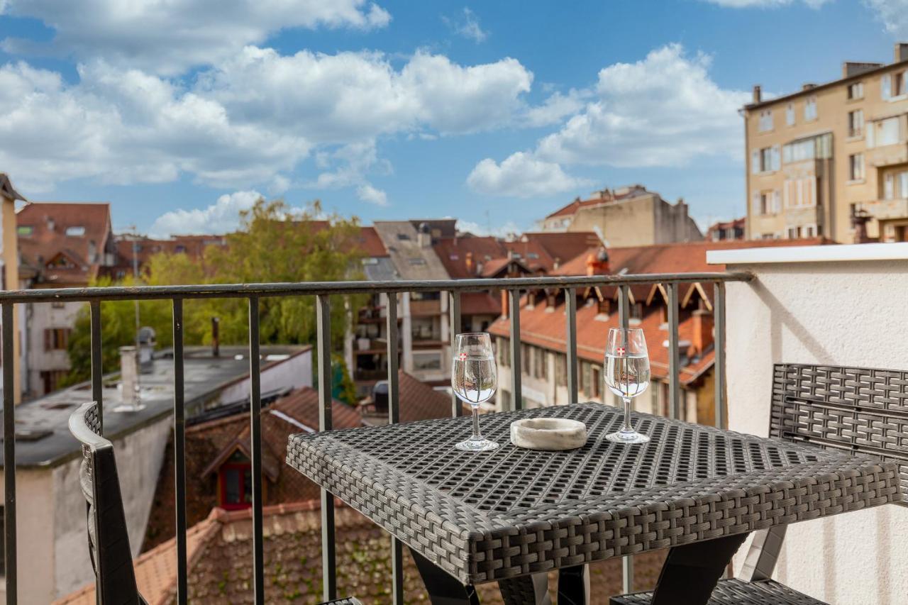 Le President: Cosy T2, 2 A 4 Pers, Plein Centre Lägenhet Annecy Exteriör bild